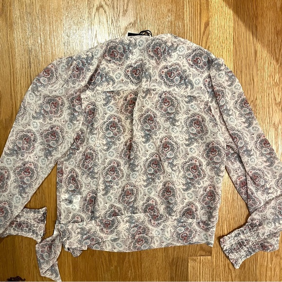 NWT PAIGE Margherita Blouse (Small) - Picture 7 of 7